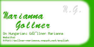 marianna gollner business card